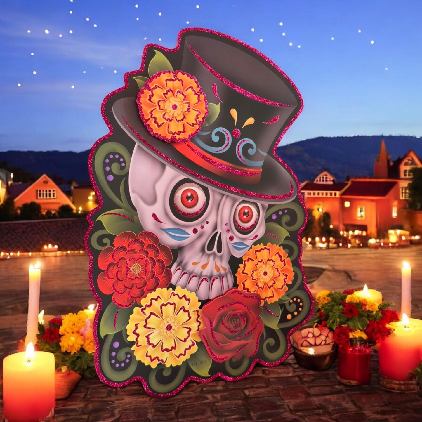 10 Figuras Halloween Diamantadas 3D Grandes $18 c/u