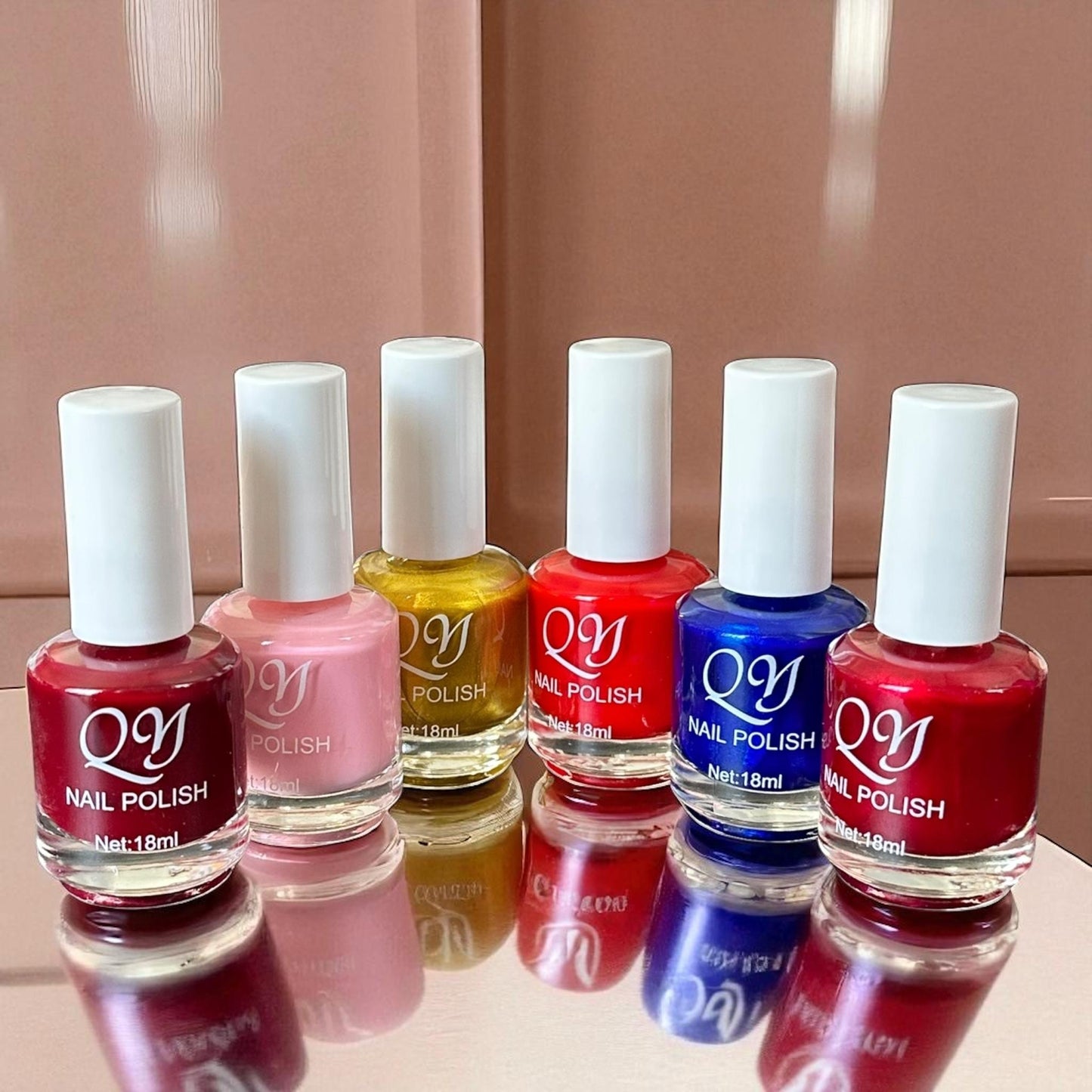 24 Esmaltes para uñas Fashion Color $11.5 c/u