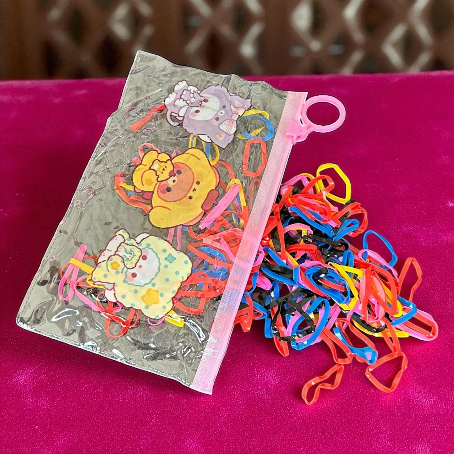 12 Bolsas Sanrio Resellables con Ligas para el cabello $6 c/u