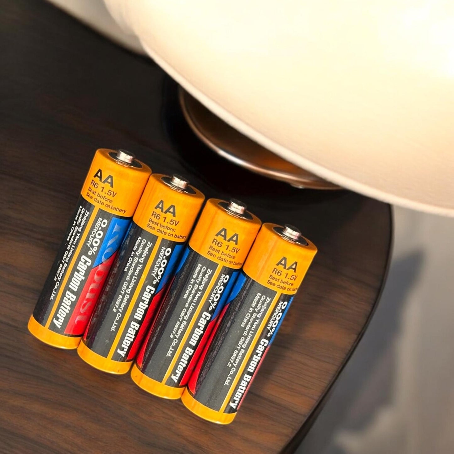 5 Sets de 4 Pilas AA $10 c/u