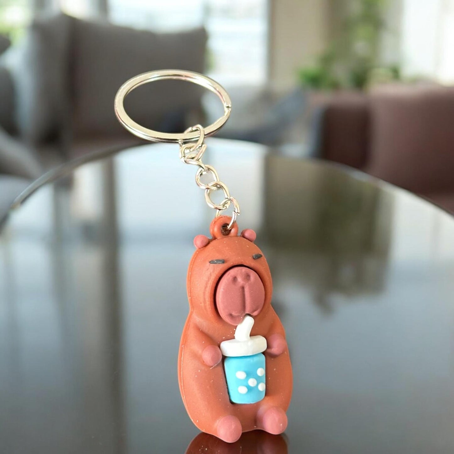 12 Llaveros Capibara 3D Tortuguita $6.5 c/u