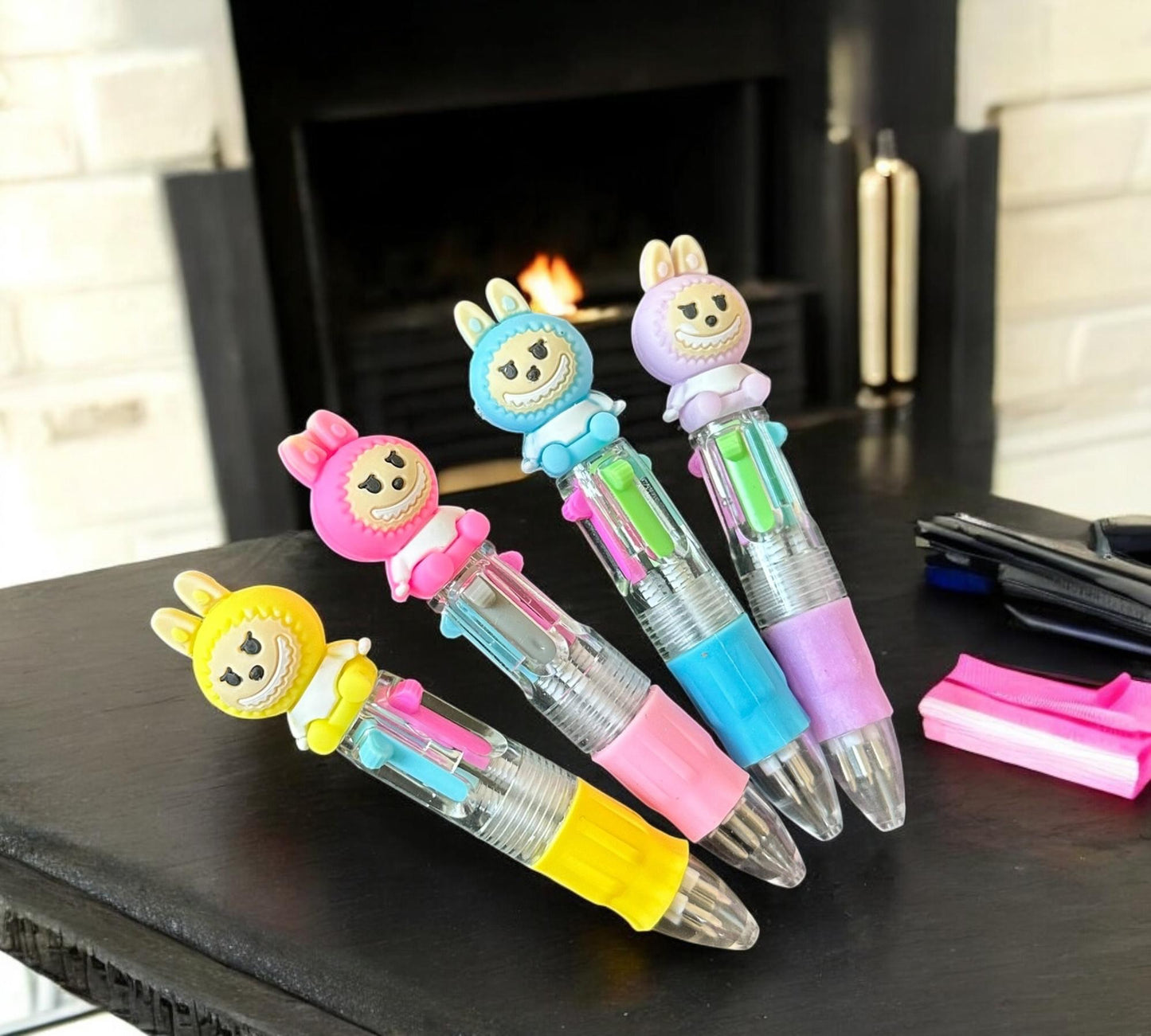 36 Lapiceros Multitintas Labubus Ch $8 c/u