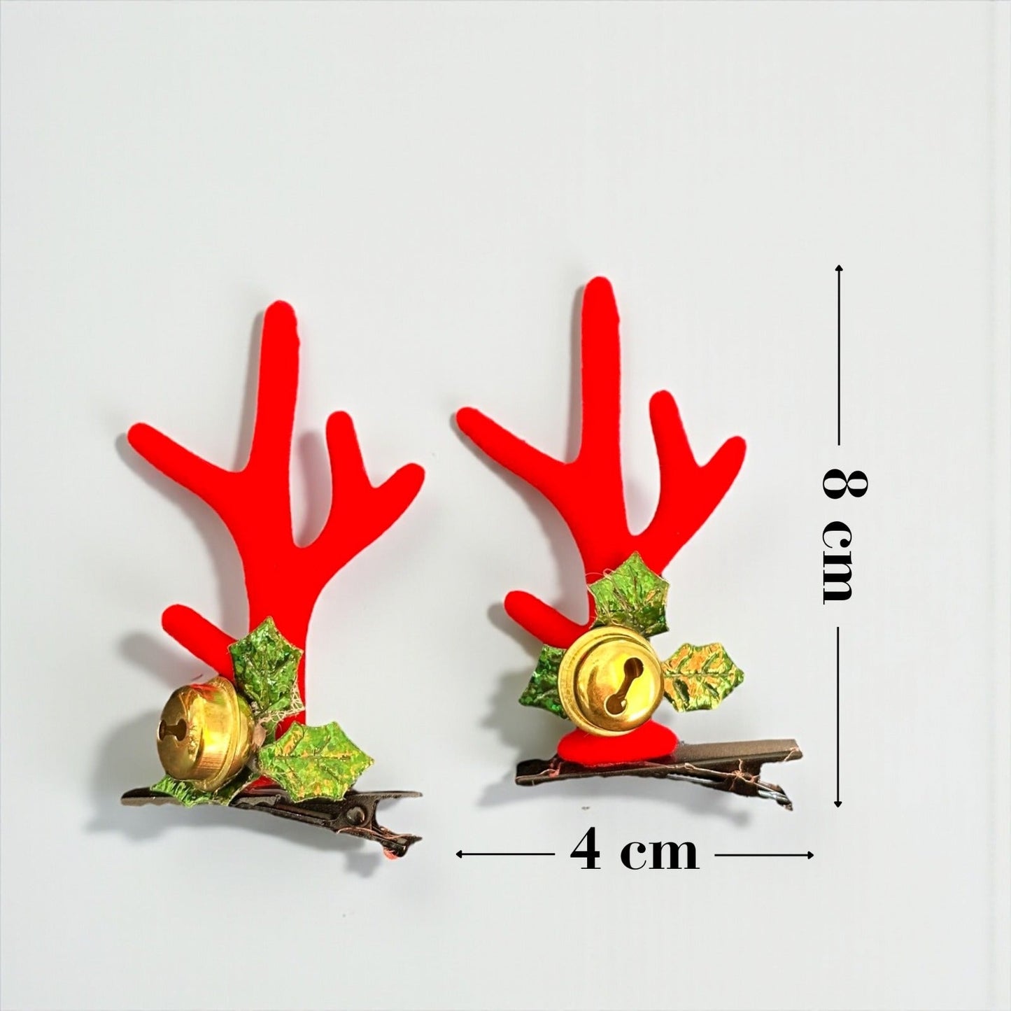 12 Pares de cuernitos de Reno con Pompom $8.9 c/u