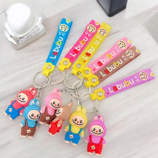 12 Labubus Llaveros hermosos 3D $8.5 c/u