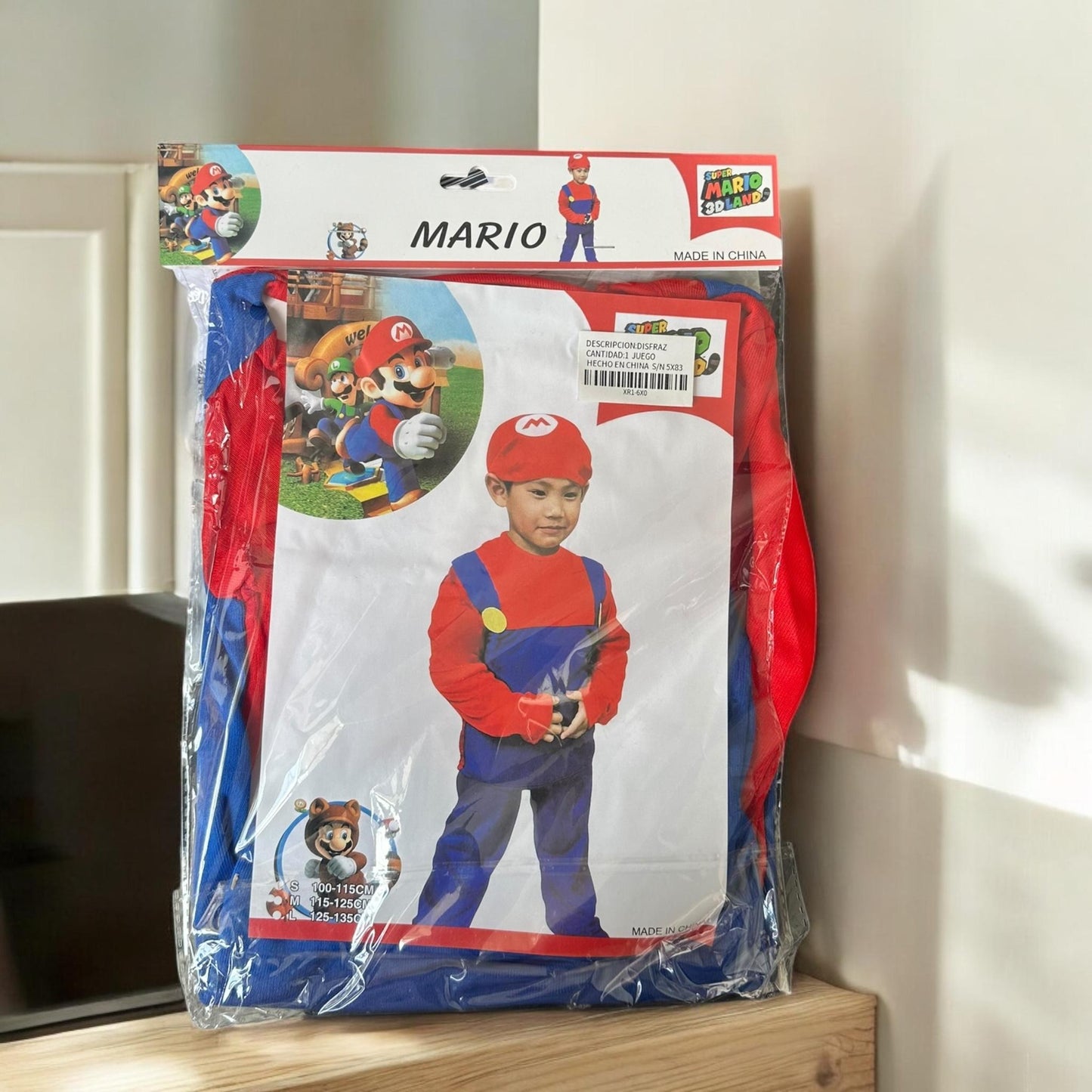 Disfraz Infantil Super Heroes/Mario
