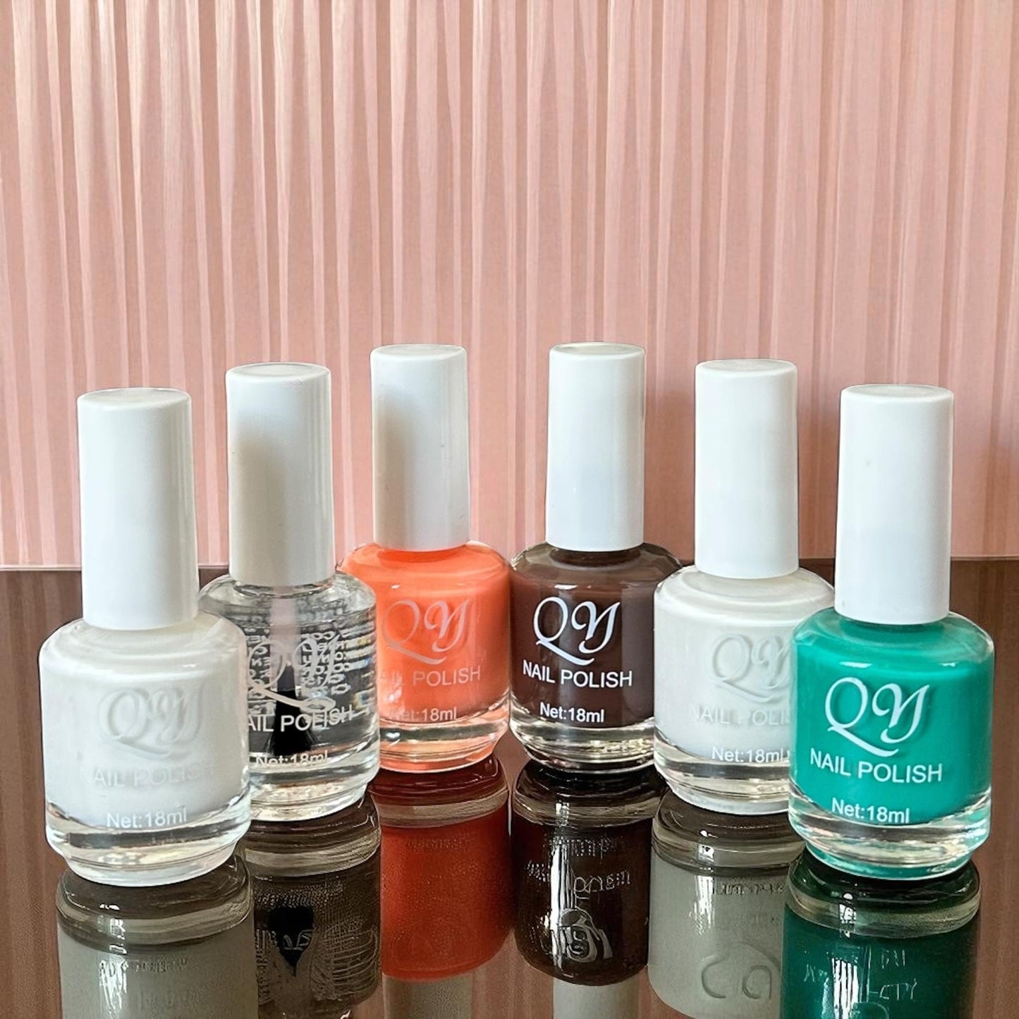 24 Esmaltes para uñas Fashion Color $11.5 c/u