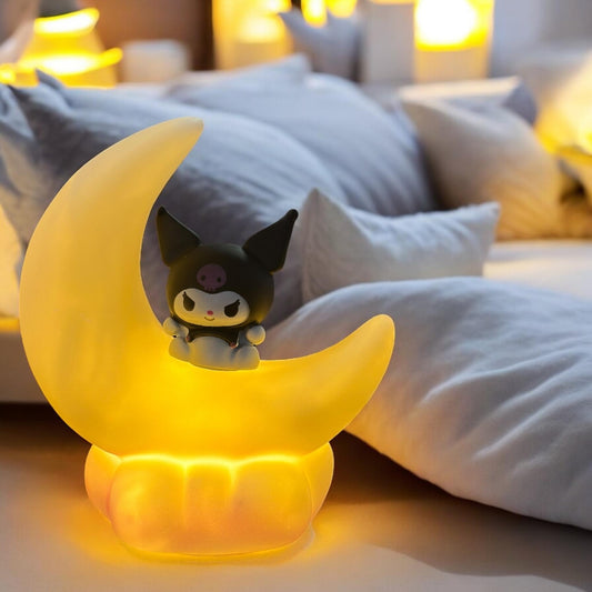 3 Lamparas Kuromi de Buró Luna $39 c/u