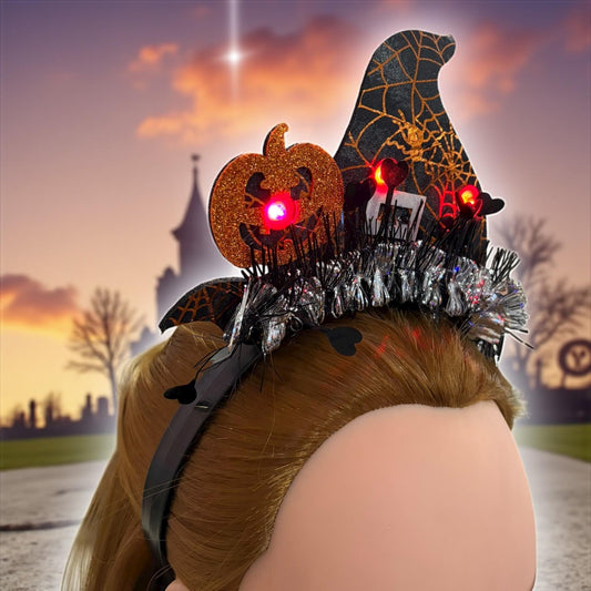 12 Diademas Halloween con Luces de colores $21 c/u