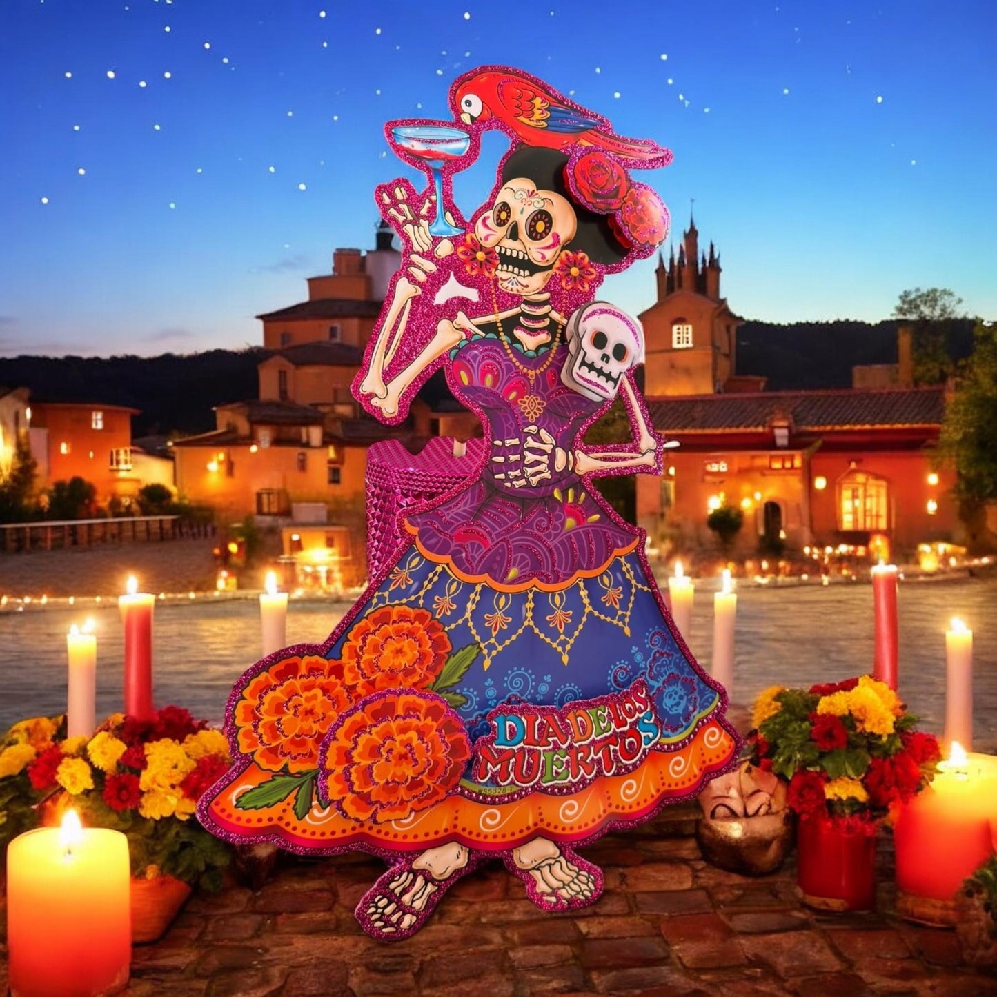 10 Figuras Halloween Diamantadas 3D Grandes $18 c/u