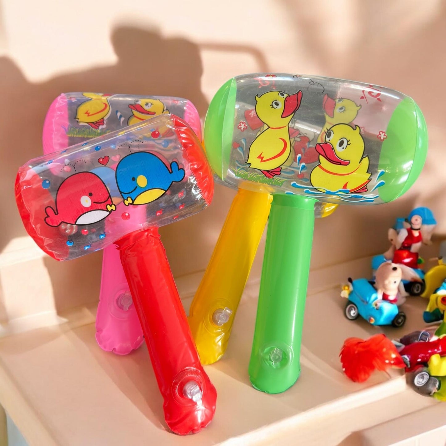 12 Martillos Inflable Juguete $7.2 c/u