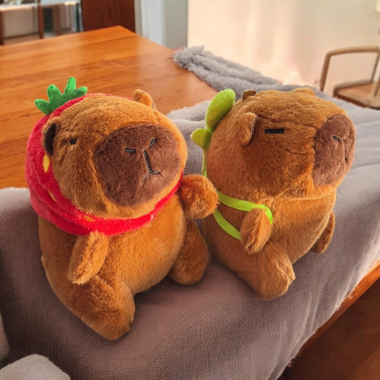 12 Llaveros Capibara Peluche Hermosos $55 c/u