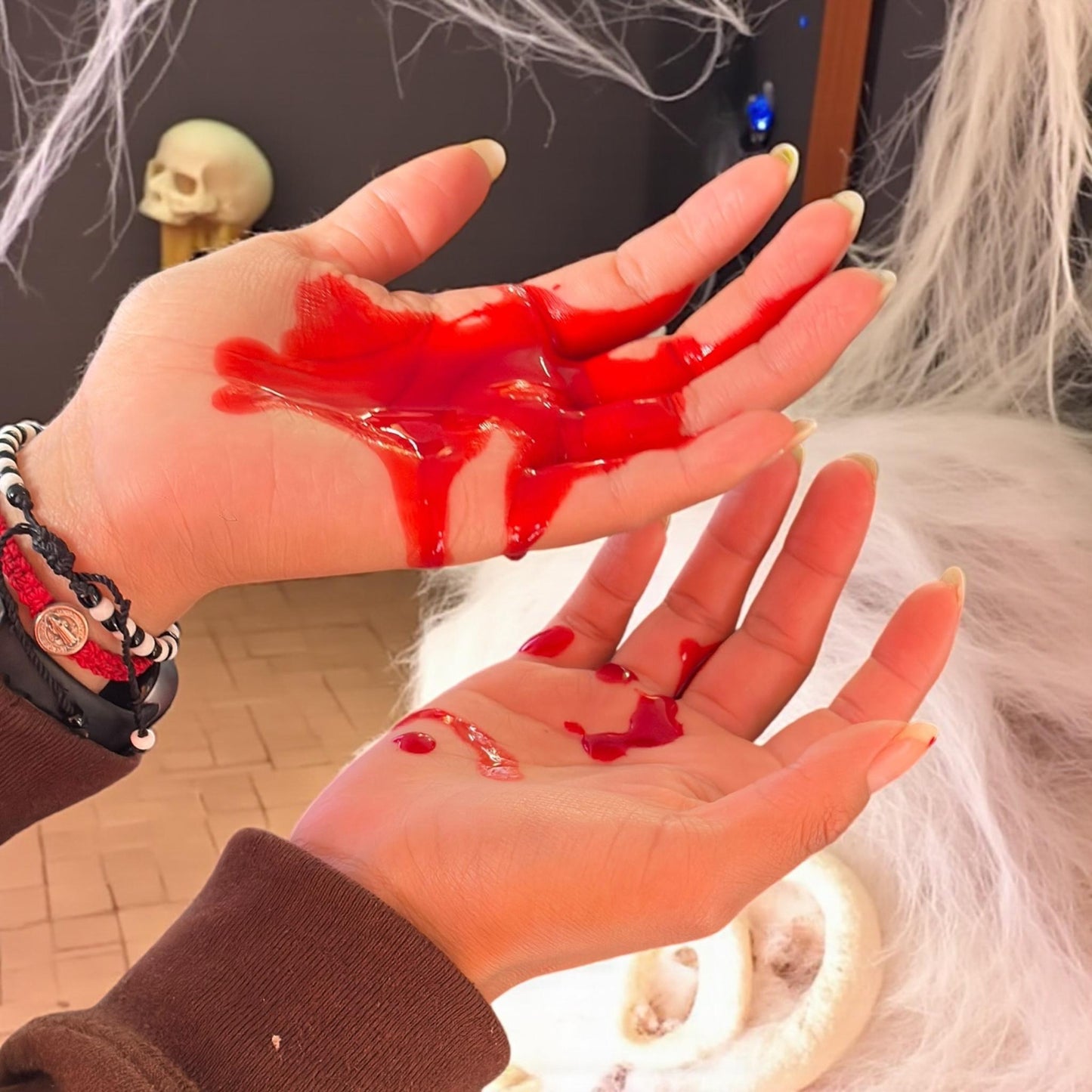 12 Sangre Falsa Vampiro Halloween $7.2 c/u