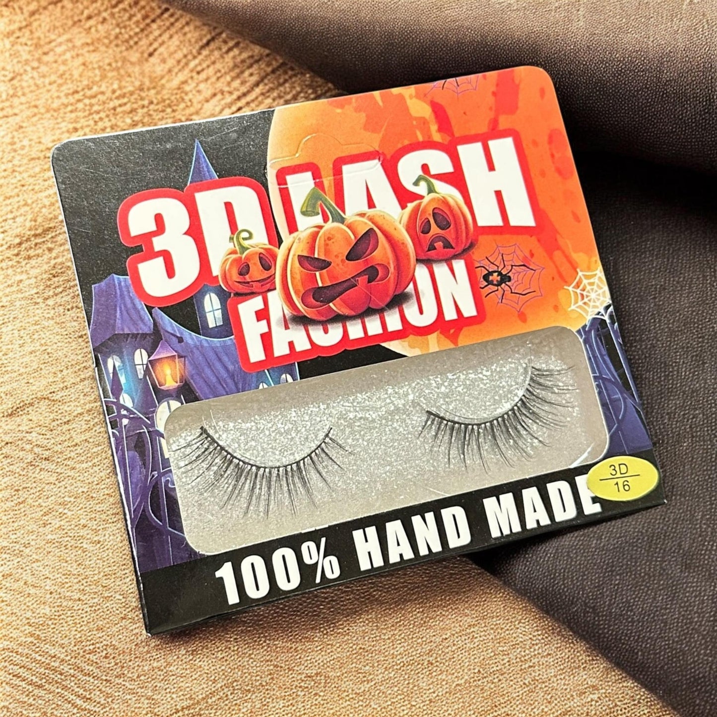 12 Pestañas Clasicas Halloween $7.5 c/u