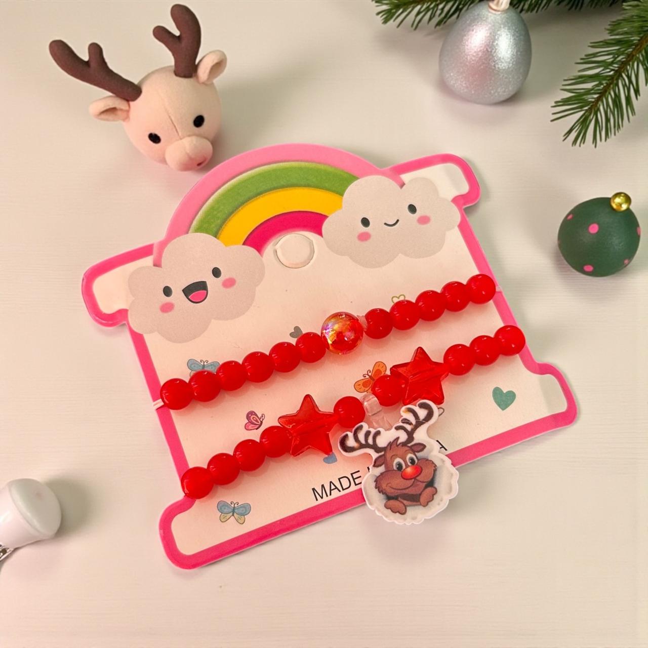 12 Set  2 Pulseras Navideñas $7.2 c/u