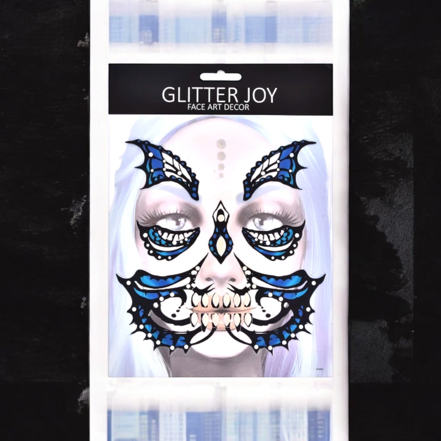 12 Stickers Tatuaje Halloween para rostro $5 c/u