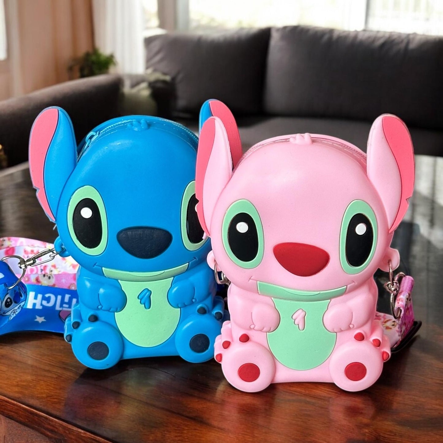6 Monederos Stich Cruzado $59 c/u