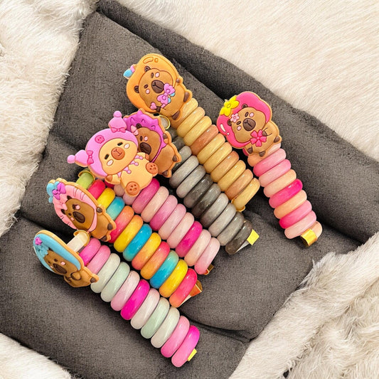 12 Ligas Capibaras Espirales $5.5 c/u