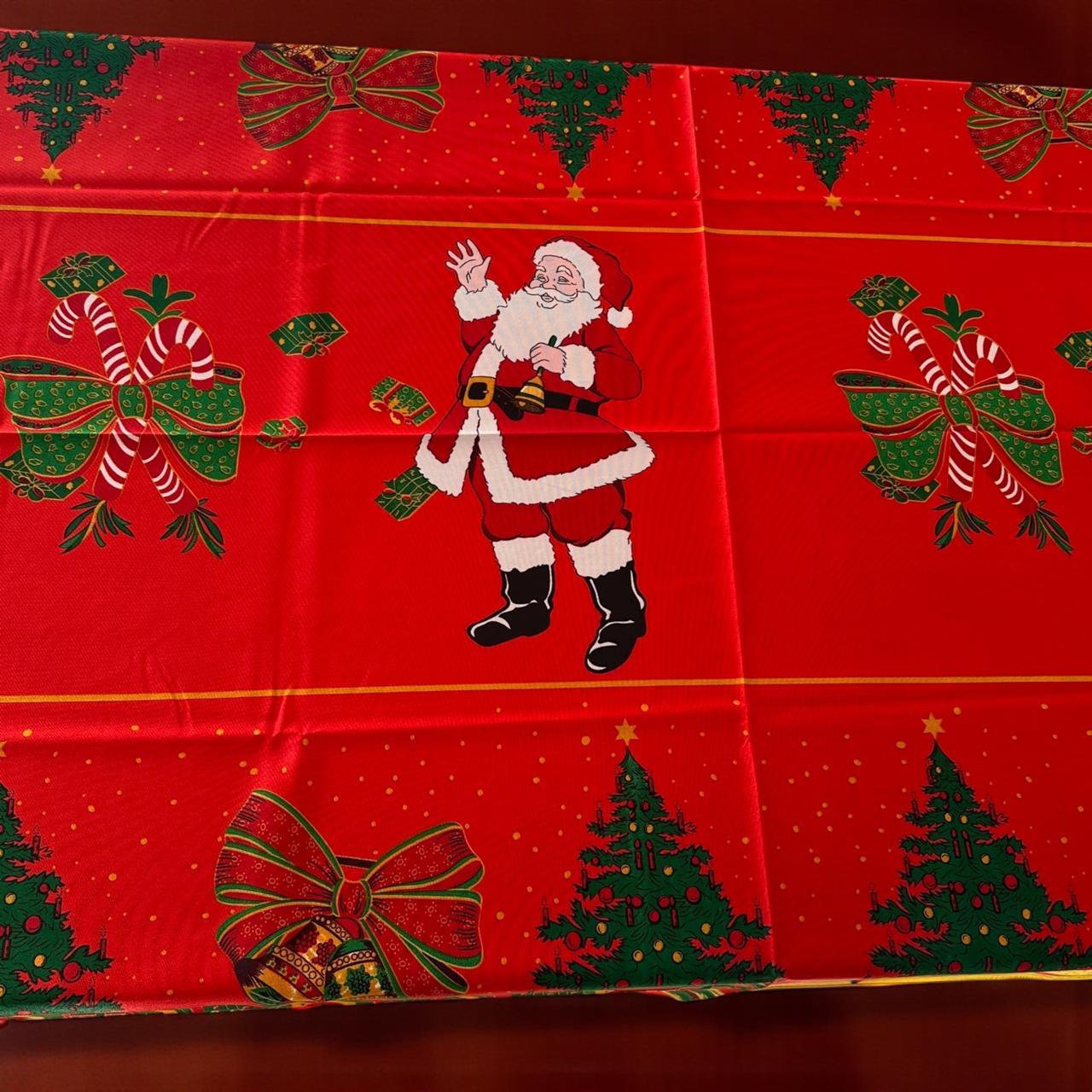 Mantel de Tela para Mesa Navideño 240 cm x 140cm