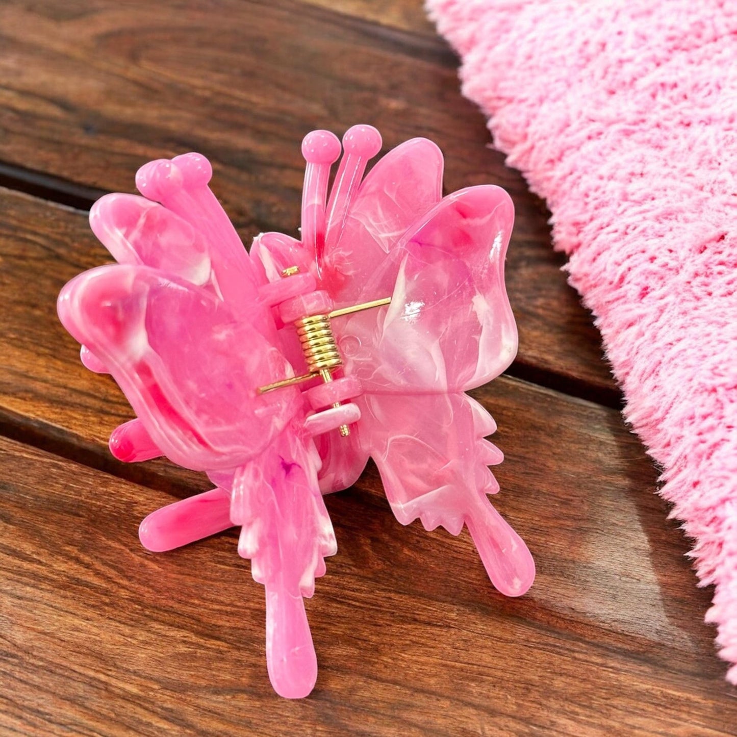 12 Pinzas Mariposas Marmoleadas Lindas $7 c/u