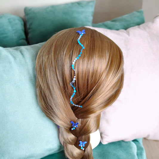 12 Stickers Pedreria para Cabello Halloween $8 c/u