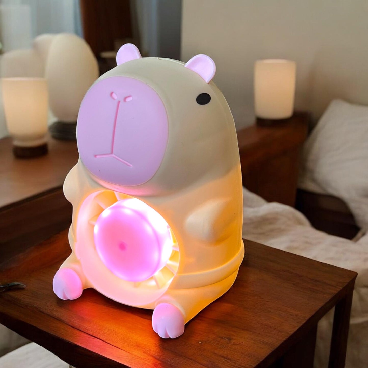 Capibara Ventilador Lampara