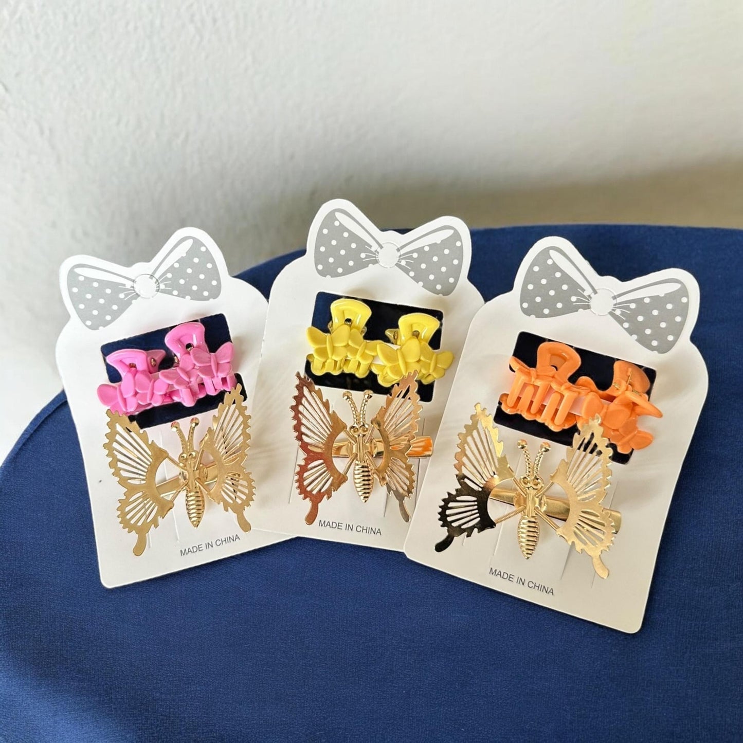 12 Sets Pasadores y Piojitos Capibaras $9 c/u