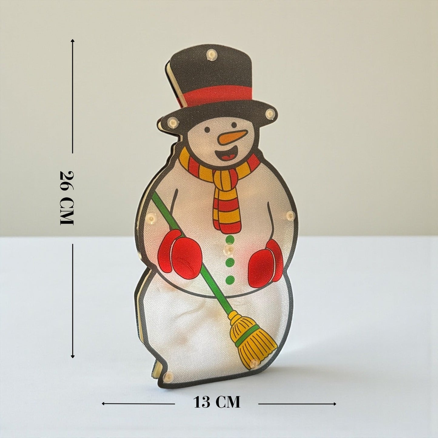 6 Adornos de Luz Navideño de Pilas $39 c/u (No Incluye Pilas)