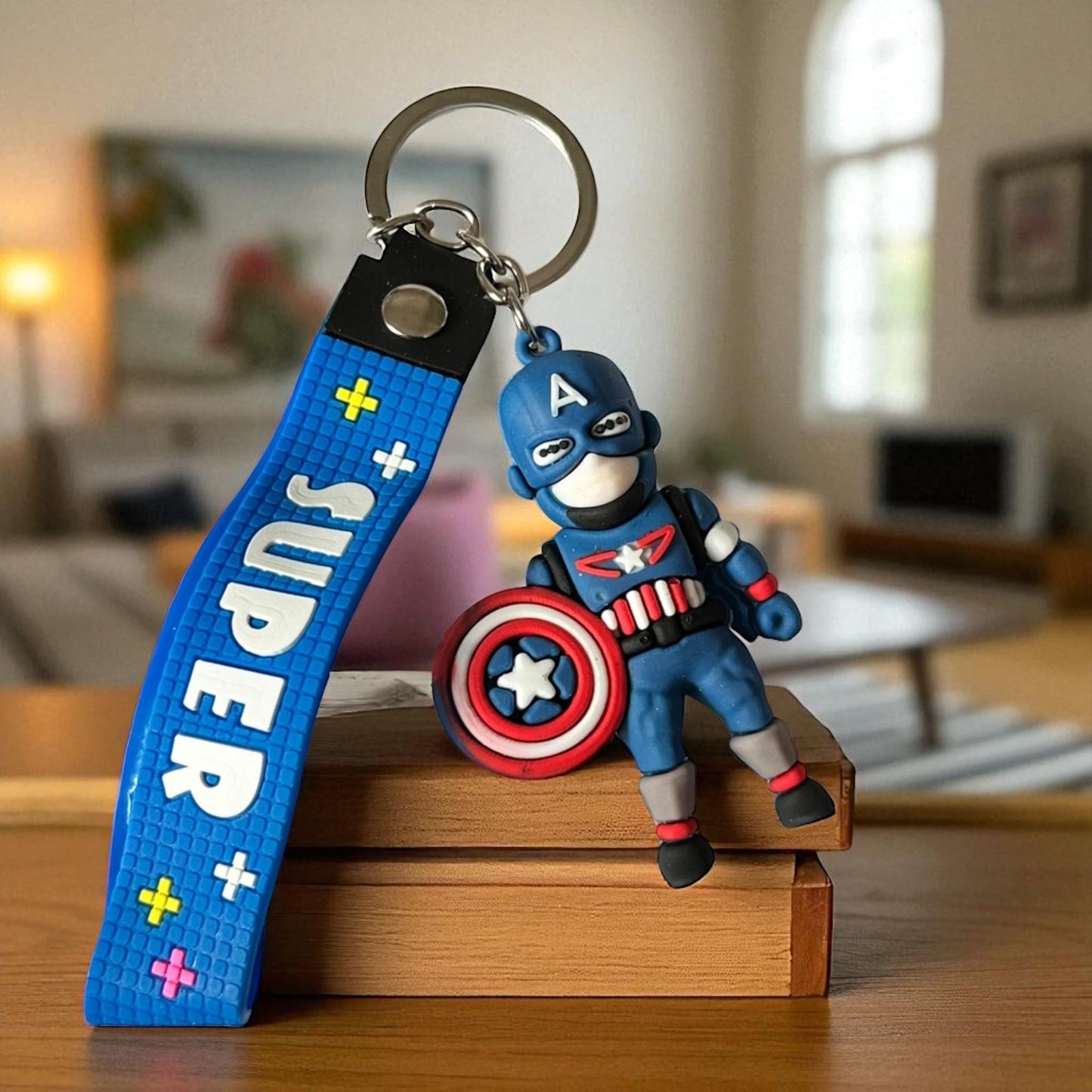 12 Llaveros Super Heroes Cintas $7.5 c/u