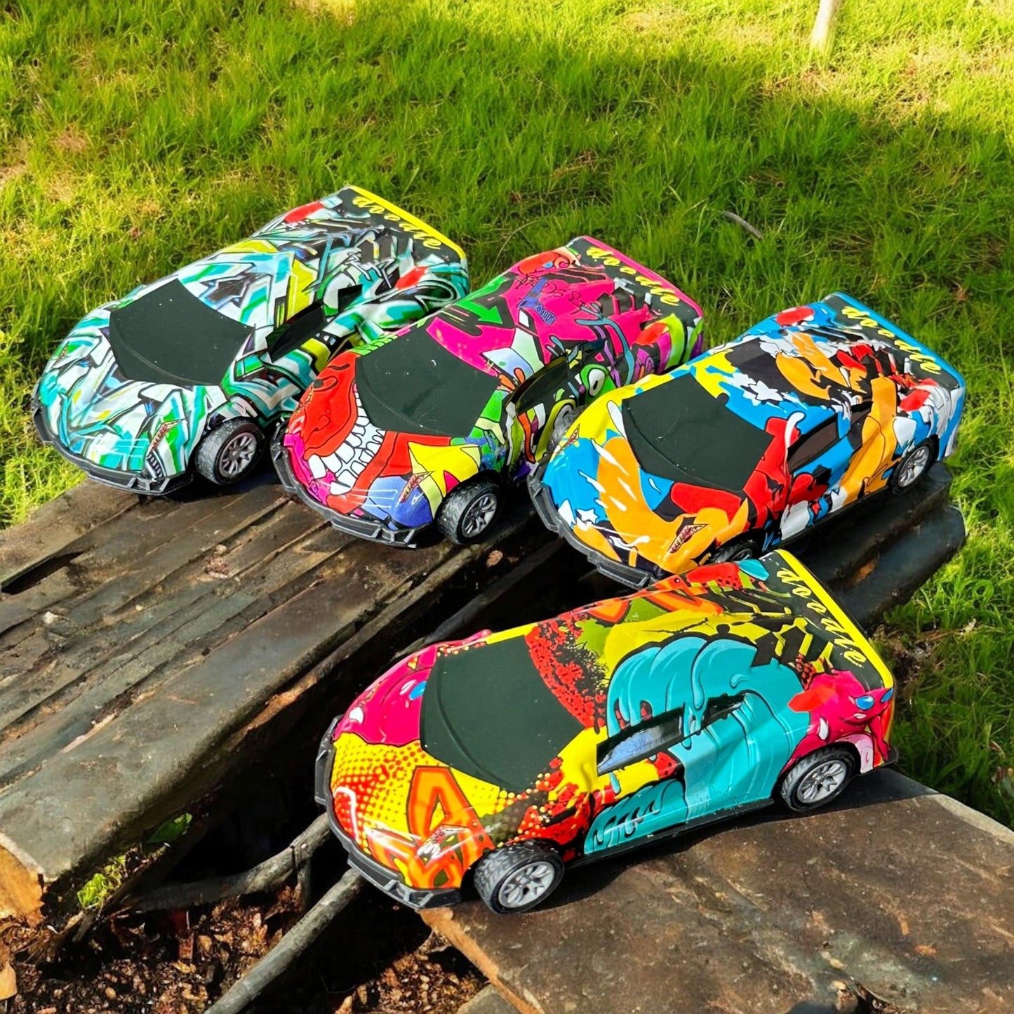 6 Carros de Fricción Juguetes Decorados $7.5 c/u