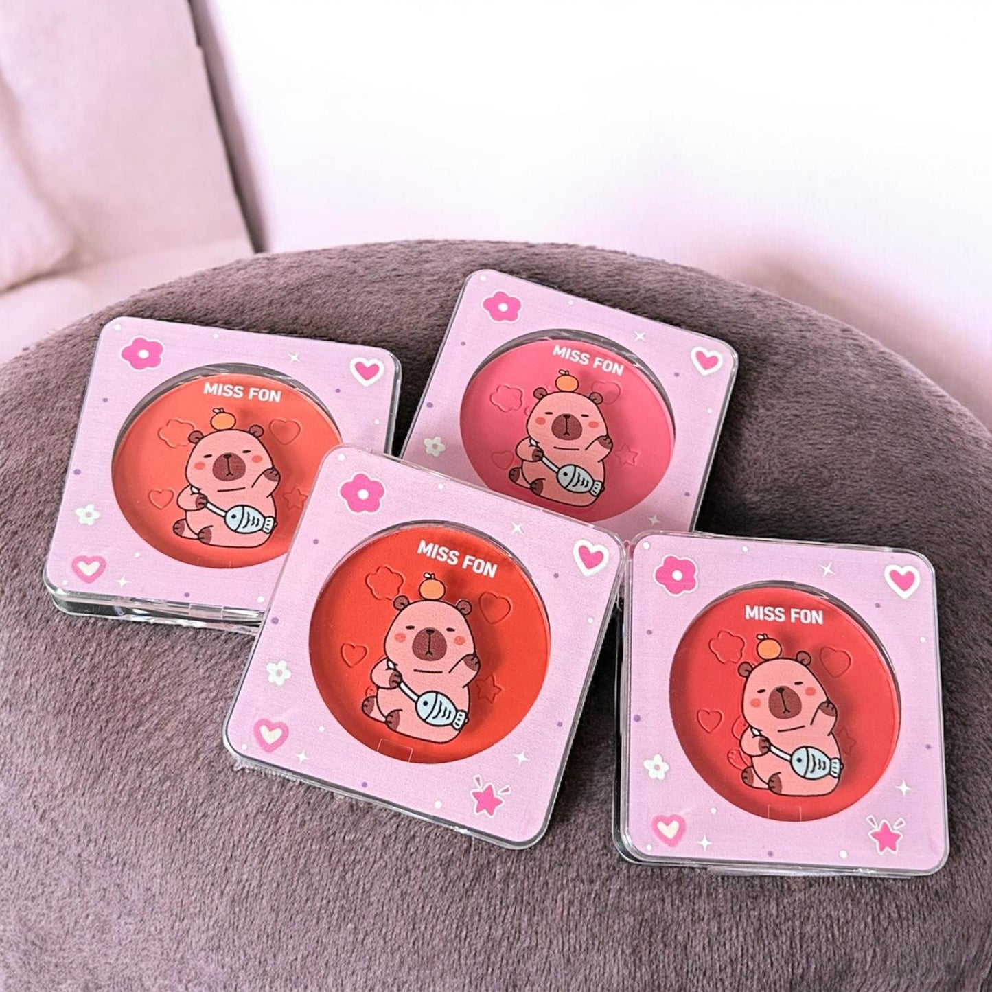 24 Rubores en Polvo Capibaras Individuales  $15.9 c/u