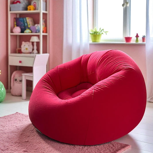 Sillon Inflable Infantil Tipo Puff Colores