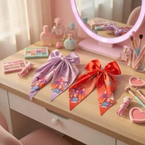 Moños Guerreras K-Pop Coquette Satinados - Image 3