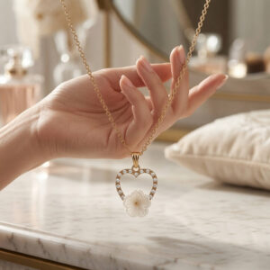 Collares con dije flor - Imagen 2