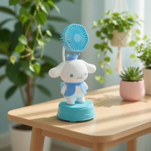 Ventilador Cinamorrol con Figura 3D y Sacpauntas - Image 2