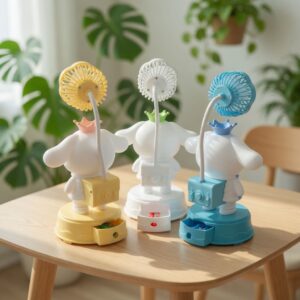 Ventilador Cinamorrol con Figura 3D y Sacpauntas - Image 4