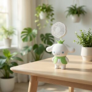 Ventilador Cinamorrol con Figura 3D y Sacpauntas - Image 7