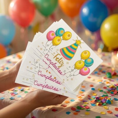 Tarjetas "Feliz Cumpleaños" Regalos