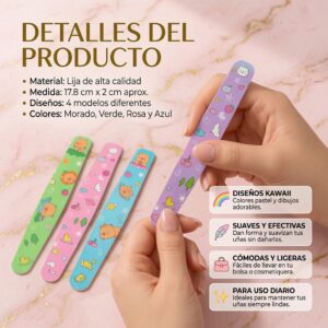Limas para Uñas Capibaras Hermosas - Imagen 4