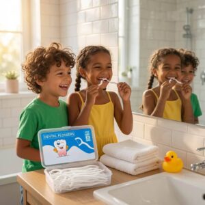 Cajas con Hilos Dentales Infantil con Agarradera - Image 2