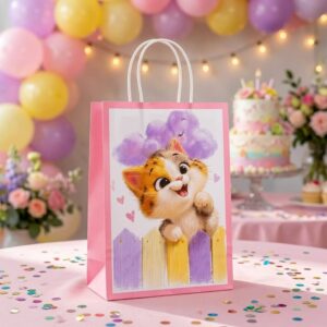Bolsas Mascotas Papel Medianas para Regalo - Image 3