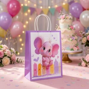 Bolsas Mascotas Papel Medianas para Regalo