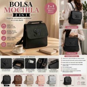 Bolsa Mochila 2 en 1 Elegance SM - Image 2