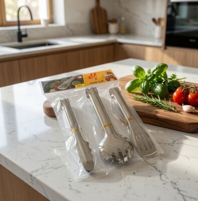 Set de 3 Utencilios de Cocina Metalicos