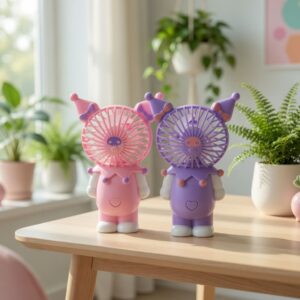 Ventilador Kuromi de Mano Tornasol