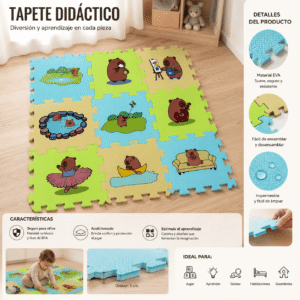 Tapete Didactico Armable Infantil Capibara - Imagen 2