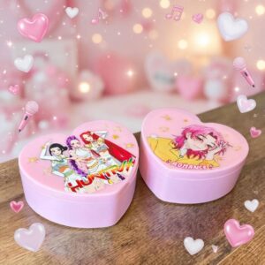 Joyero Guerreras K-Pop con Espejo en Forma de Corazon - Image 4