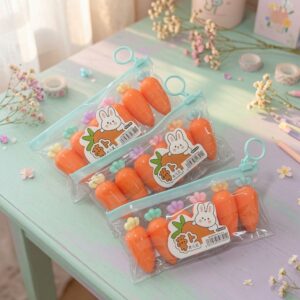 Sets 6 Marcatextos Zanahoria