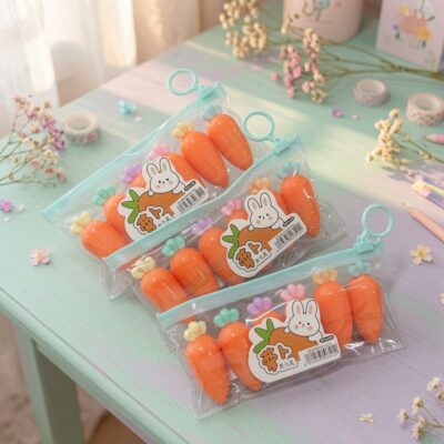 Sets 6 Marcatextos Zanahoria