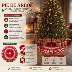 Pie de Arbol Navideño - Image 3