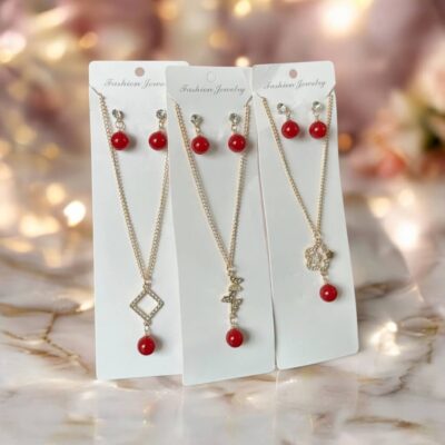 Sets Joyeria Collar y Aretes